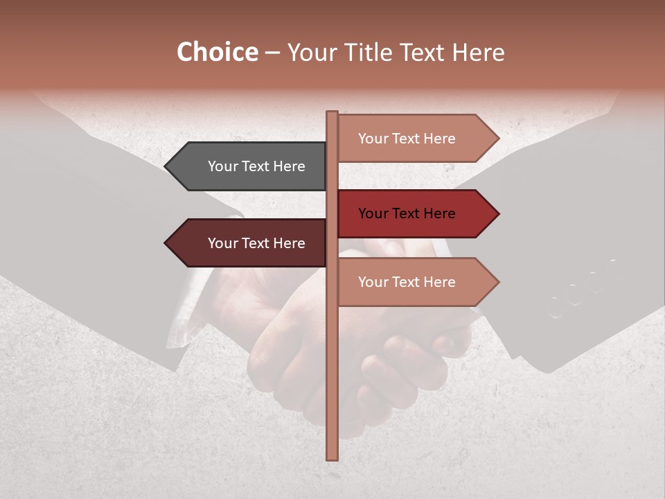 Businessman Trust Success PowerPoint Template