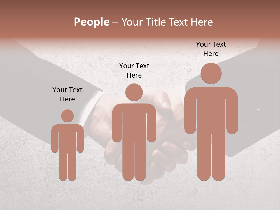 Businessman Trust Success PowerPoint Template