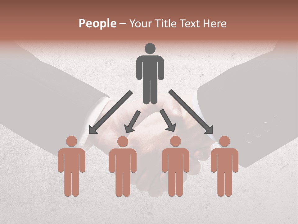 Businessman Trust Success PowerPoint Template