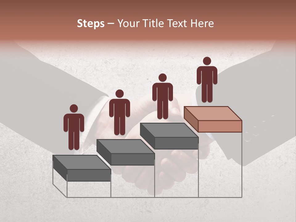 Businessman Trust Success PowerPoint Template