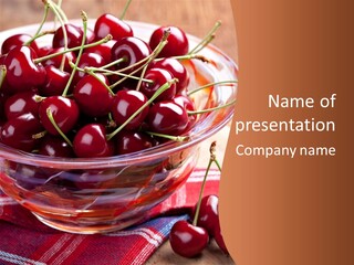 Food Snacks Sweets PowerPoint Template
