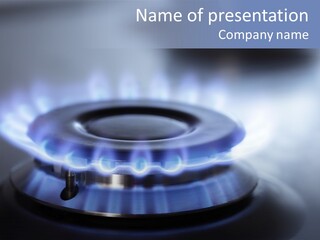 Power Gas Gasoline PowerPoint Template