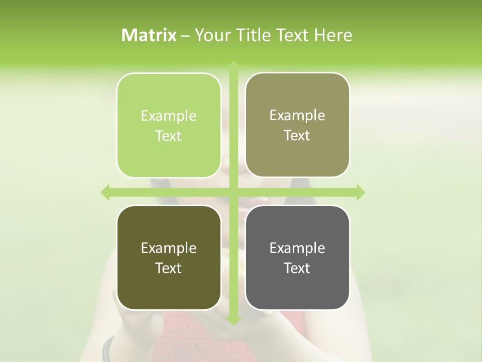 Leisure Daughter Lunch PowerPoint Template