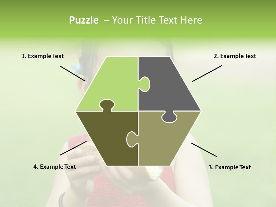 Leisure Daughter Lunch PowerPoint Template