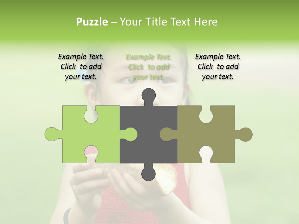 Leisure Daughter Lunch PowerPoint Template