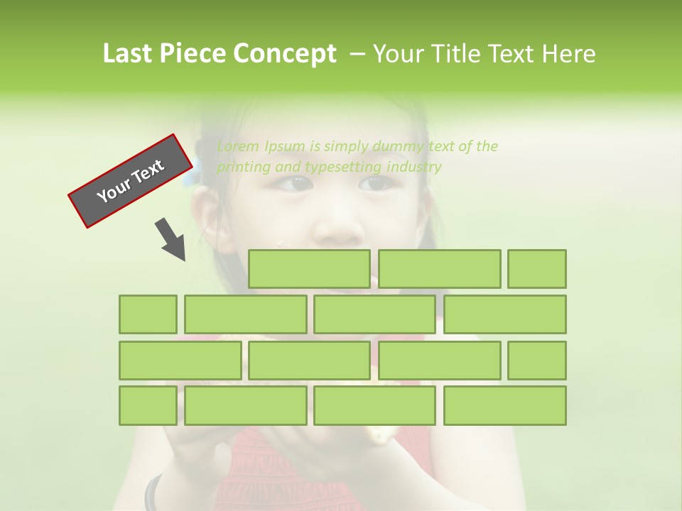 Leisure Daughter Lunch PowerPoint Template