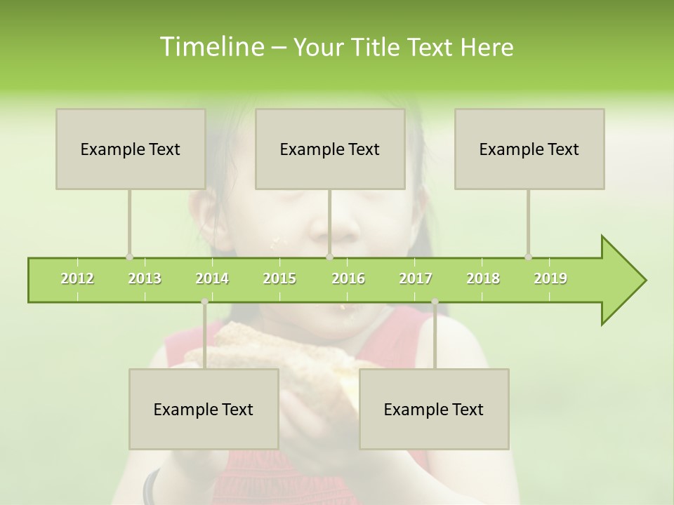 Leisure Daughter Lunch PowerPoint Template