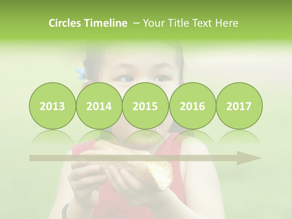 Leisure Daughter Lunch PowerPoint Template