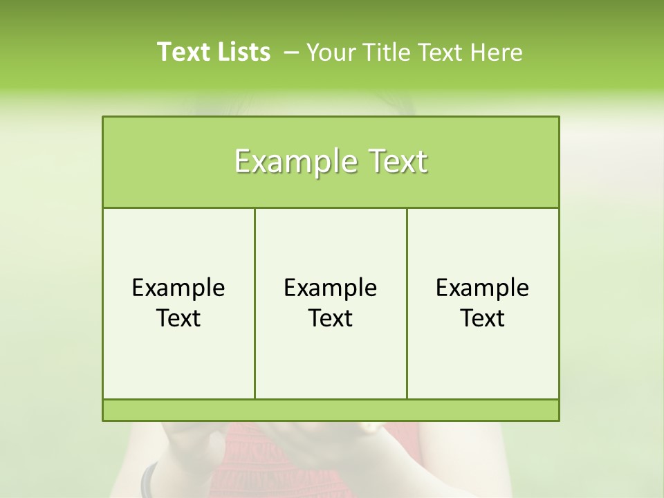 Leisure Daughter Lunch PowerPoint Template