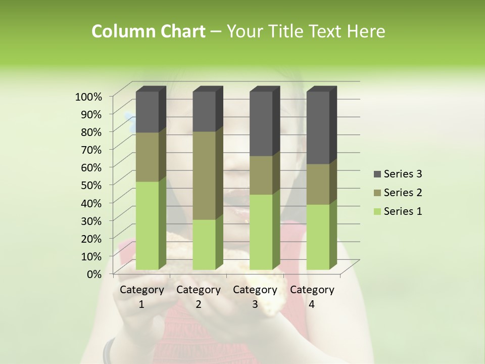 Leisure Daughter Lunch PowerPoint Template