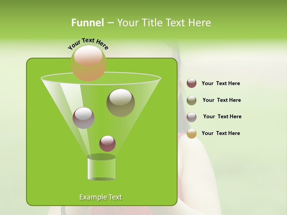 Leisure Daughter Lunch PowerPoint Template