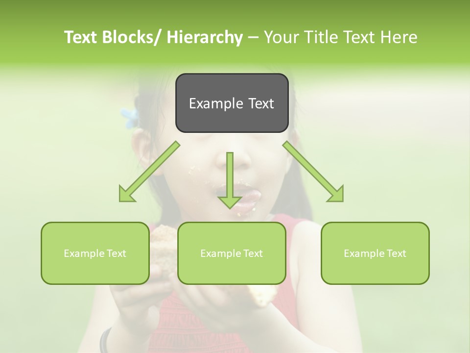 Leisure Daughter Lunch PowerPoint Template