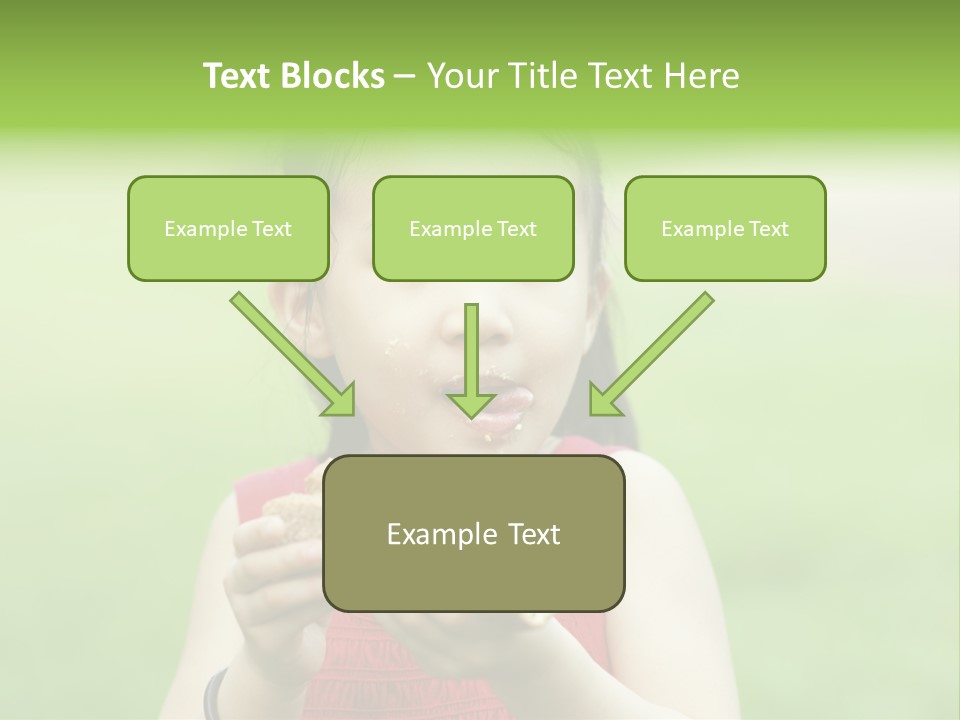 Leisure Daughter Lunch PowerPoint Template