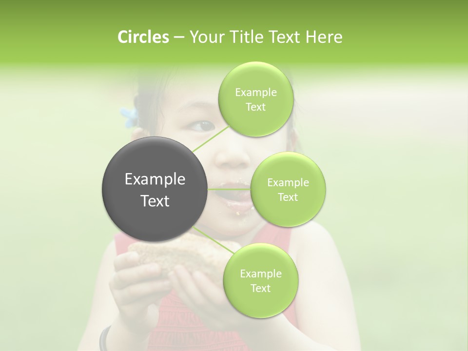 Leisure Daughter Lunch PowerPoint Template