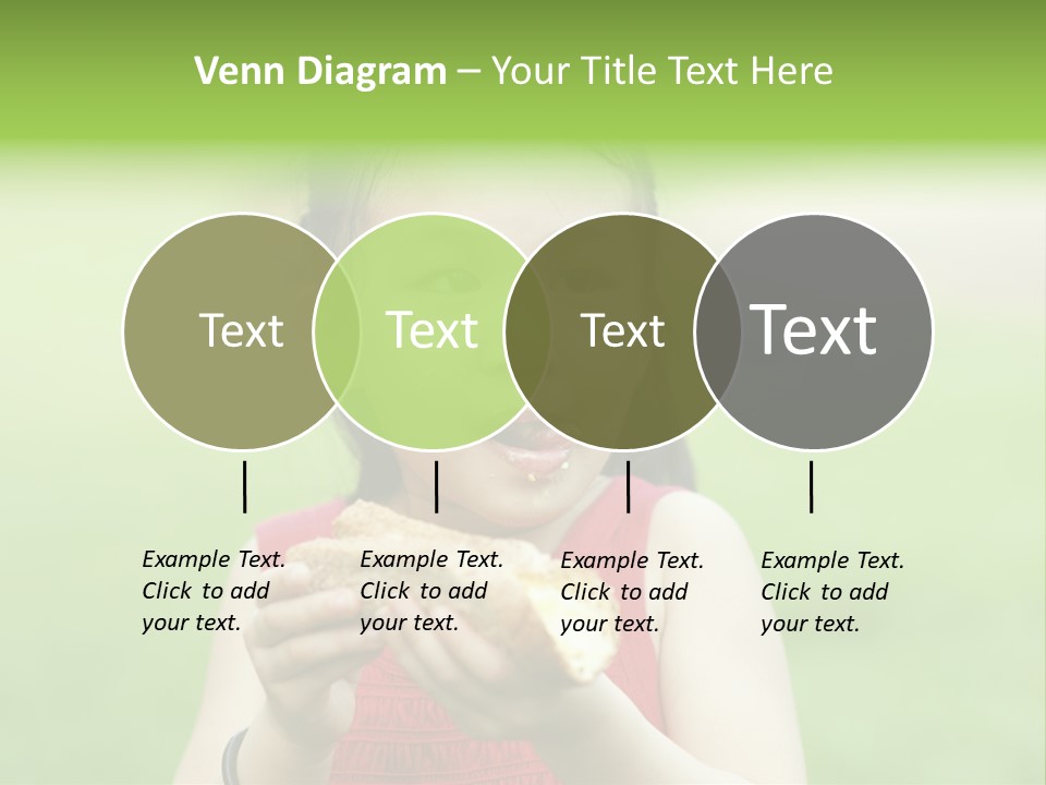 Leisure Daughter Lunch PowerPoint Template