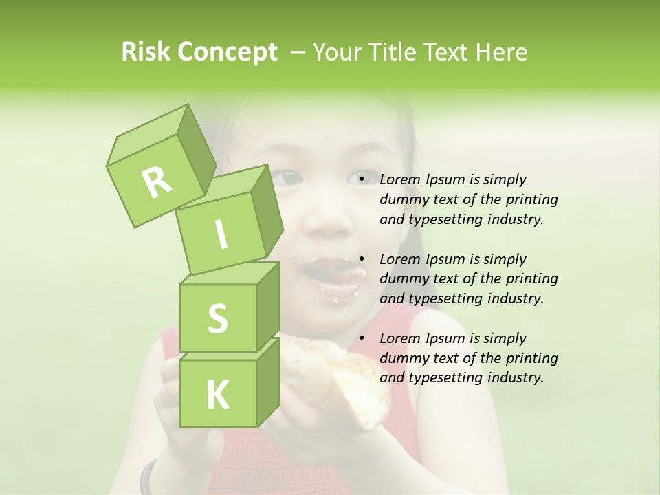 Leisure Daughter Lunch PowerPoint Template