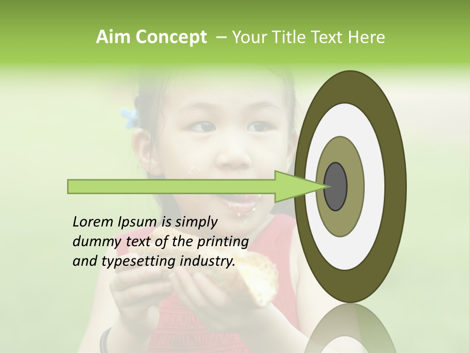 Leisure Daughter Lunch PowerPoint Template