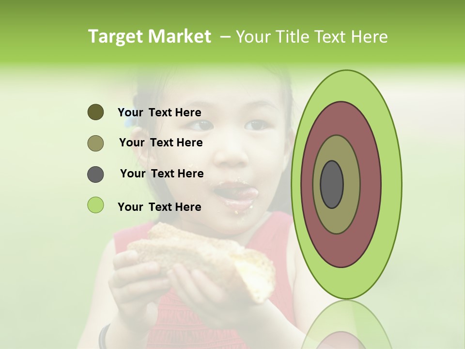 Leisure Daughter Lunch PowerPoint Template