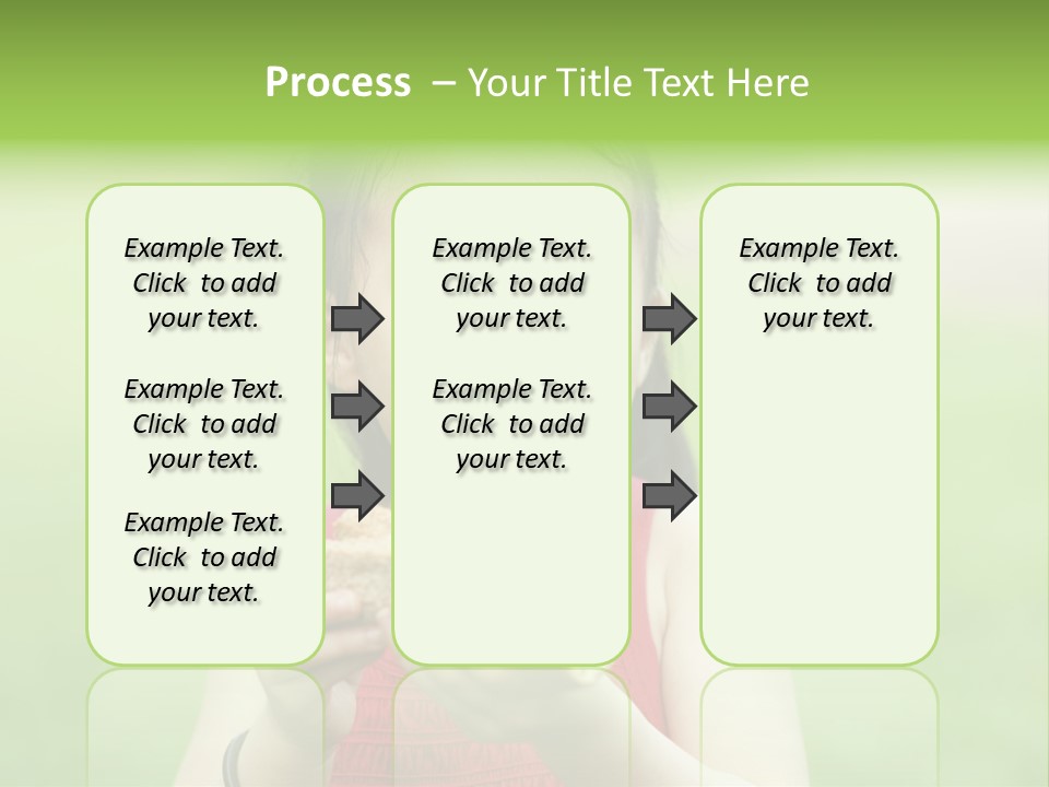 Leisure Daughter Lunch PowerPoint Template