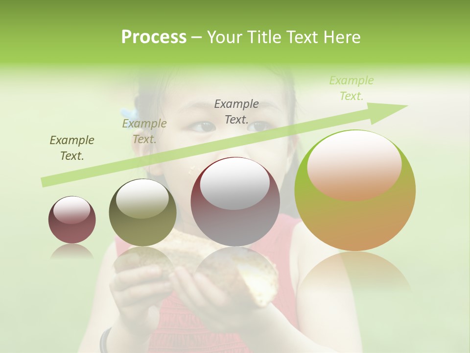 Leisure Daughter Lunch PowerPoint Template