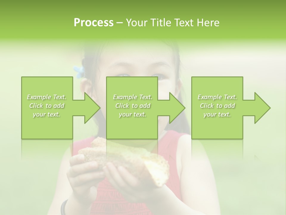 Leisure Daughter Lunch PowerPoint Template