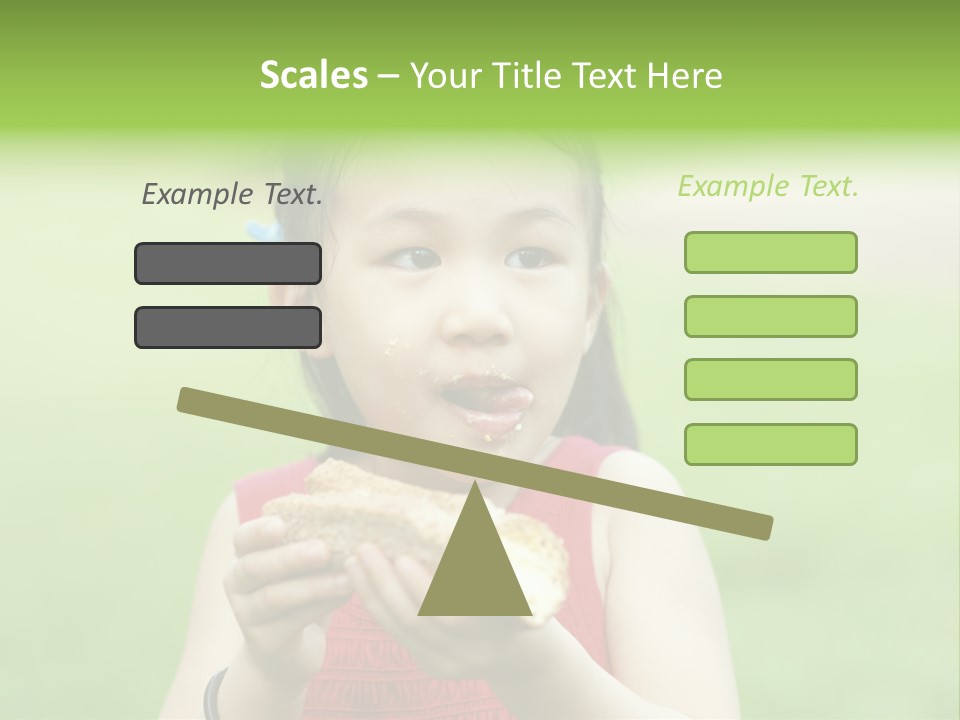 Leisure Daughter Lunch PowerPoint Template