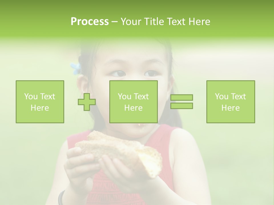 Leisure Daughter Lunch PowerPoint Template