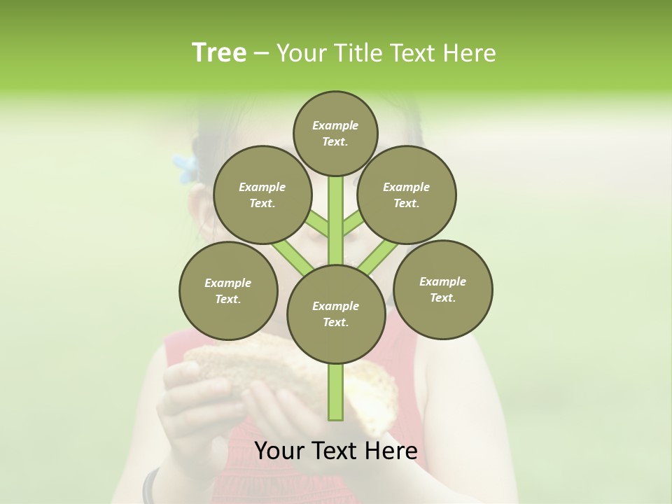 Leisure Daughter Lunch PowerPoint Template