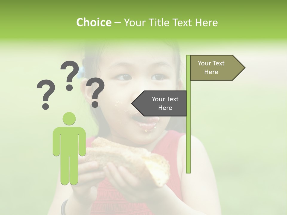 Leisure Daughter Lunch PowerPoint Template