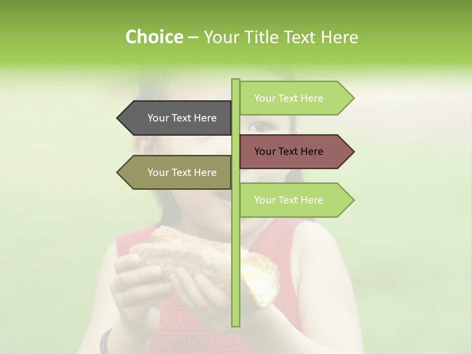 Leisure Daughter Lunch PowerPoint Template