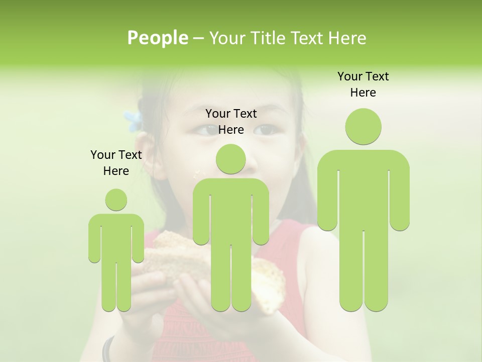 Leisure Daughter Lunch PowerPoint Template