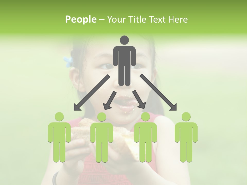 Leisure Daughter Lunch PowerPoint Template