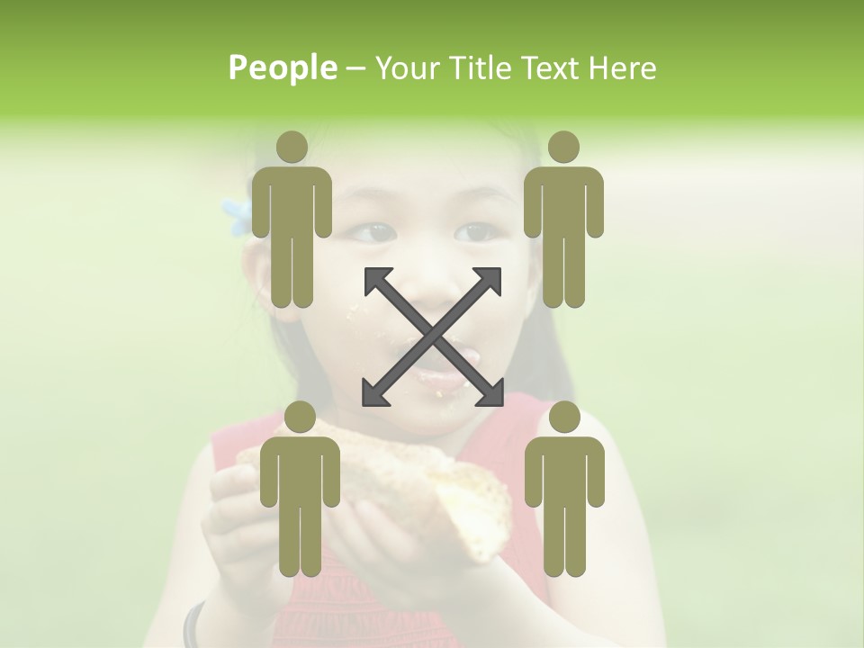 Leisure Daughter Lunch PowerPoint Template