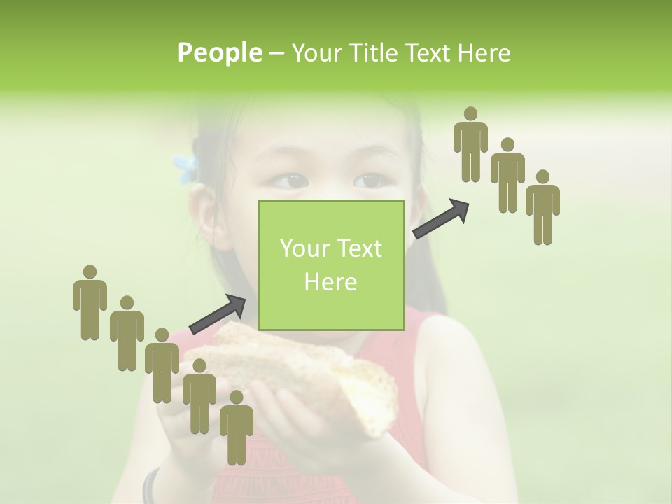 Leisure Daughter Lunch PowerPoint Template