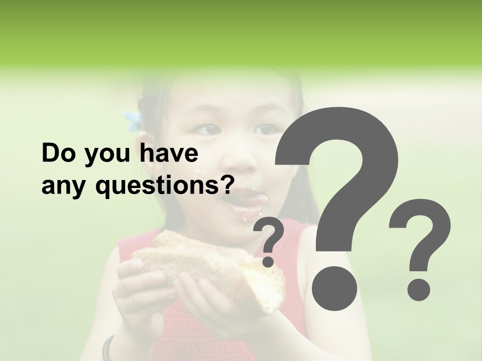 Leisure Daughter Lunch PowerPoint Template