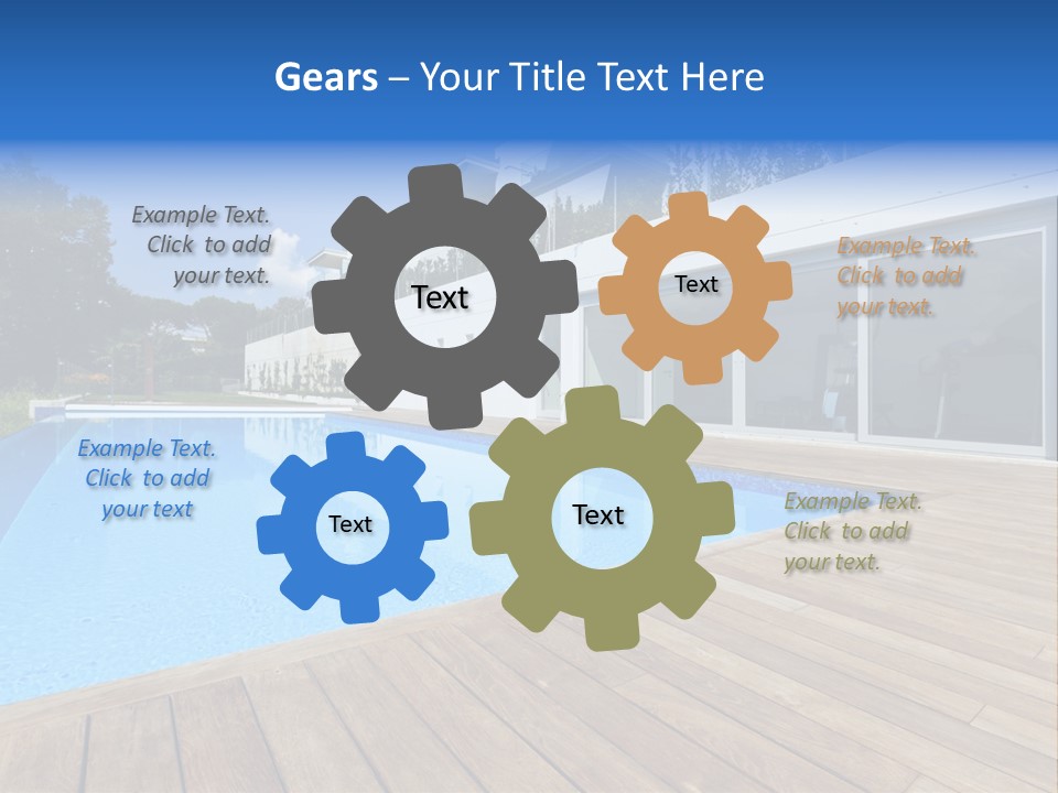 Window Perspective Villa PowerPoint Template