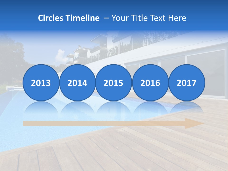 Window Perspective Villa PowerPoint Template