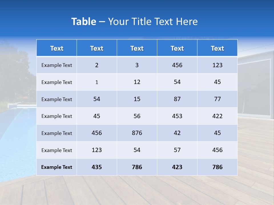 Window Perspective Villa PowerPoint Template