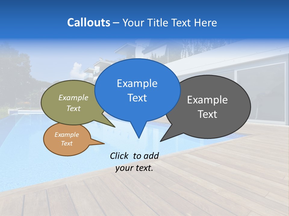 Window Perspective Villa PowerPoint Template