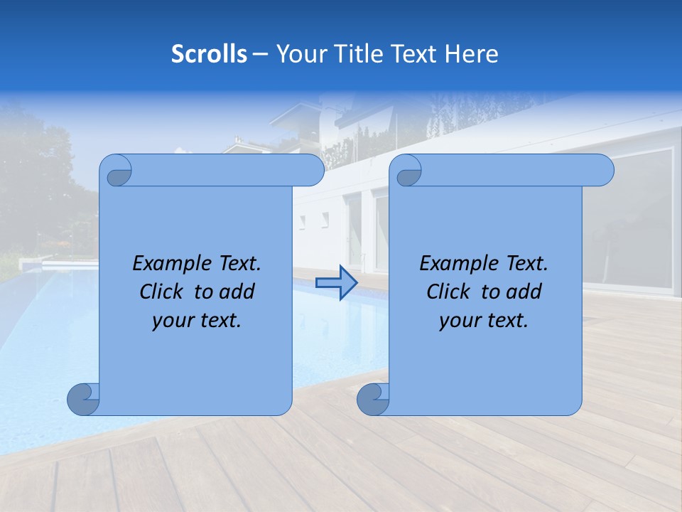 Window Perspective Villa PowerPoint Template