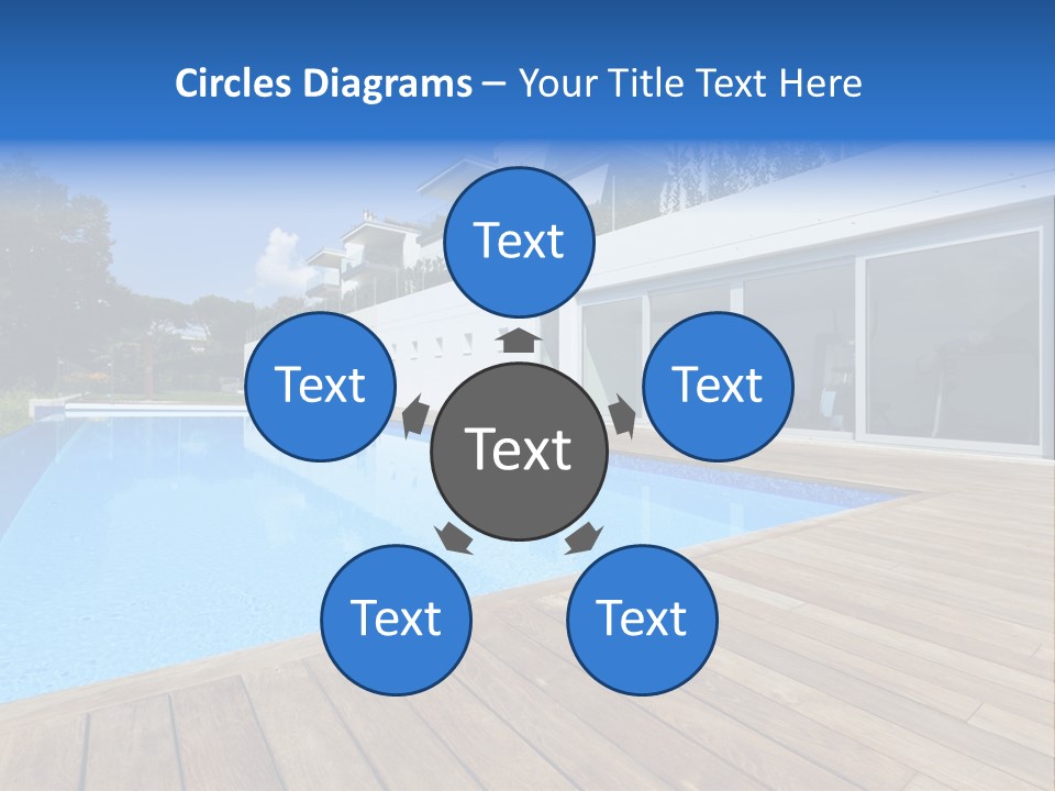 Window Perspective Villa PowerPoint Template