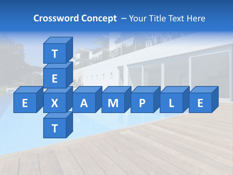 Window Perspective Villa PowerPoint Template