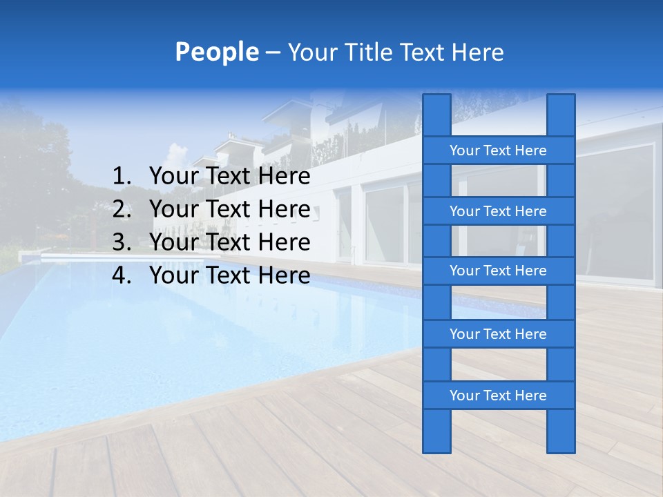 Window Perspective Villa PowerPoint Template