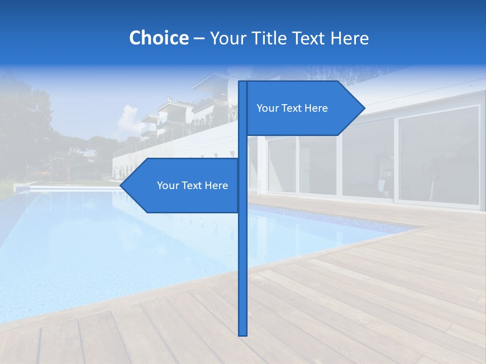 Window Perspective Villa PowerPoint Template