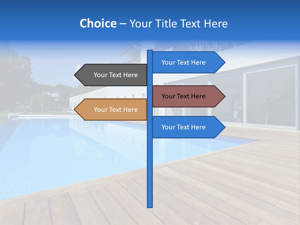 Window Perspective Villa PowerPoint Template