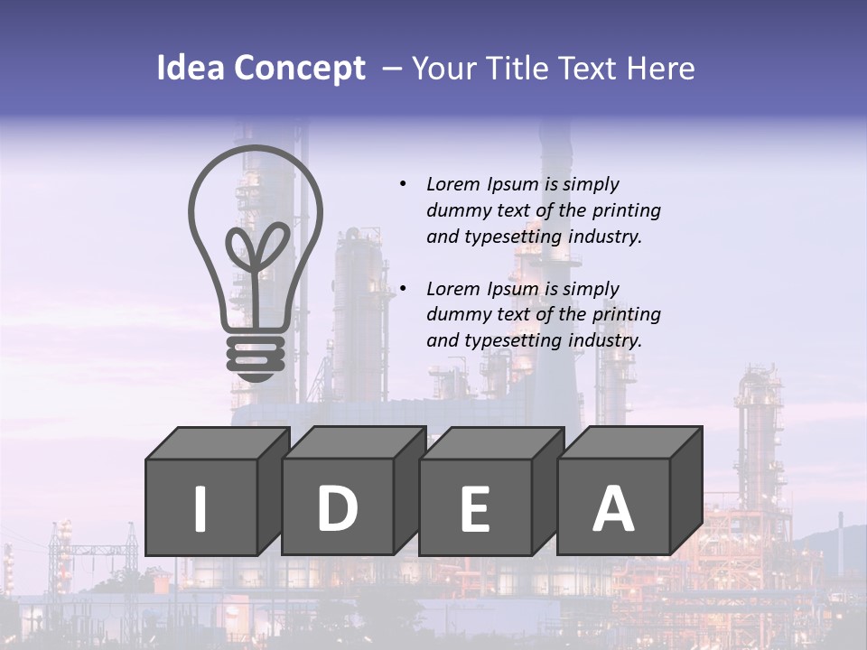 Business Distillery Warming PowerPoint Template