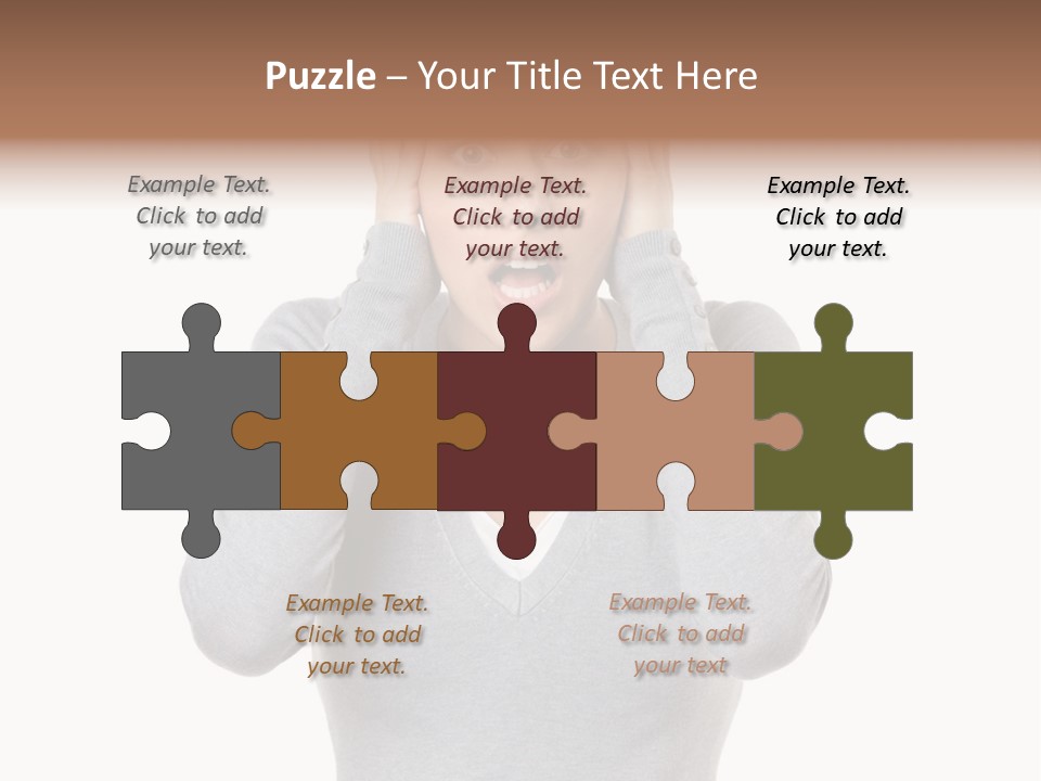 Hands Female Tension PowerPoint Template