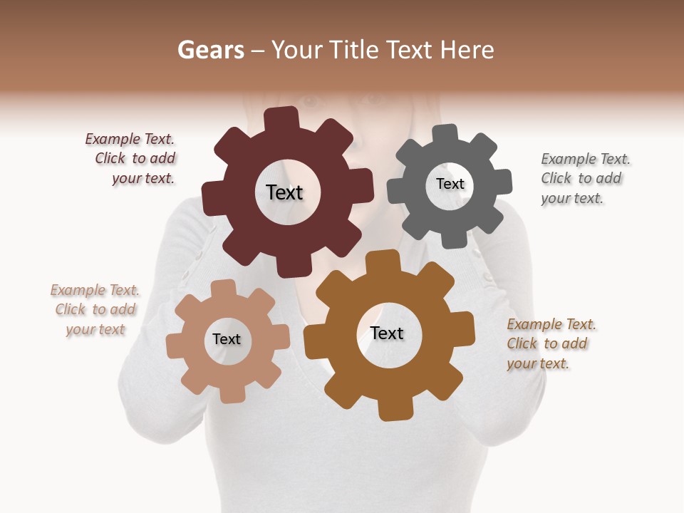 Hands Female Tension PowerPoint Template