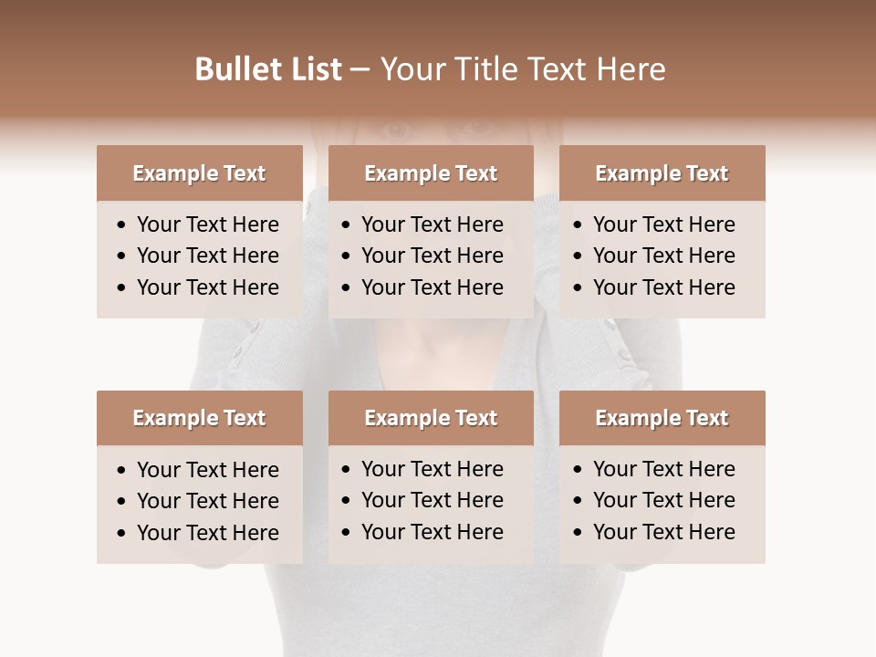 Hands Female Tension PowerPoint Template