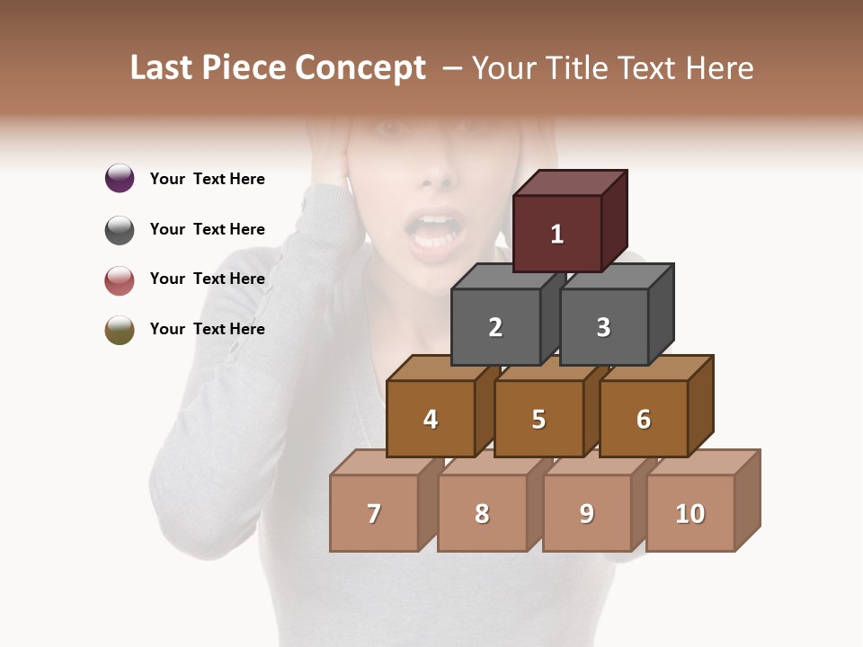 Hands Female Tension PowerPoint Template